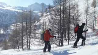 Initiation au ski de Randonnée en ClaréeBriançonnais [upl. by Geaghan]