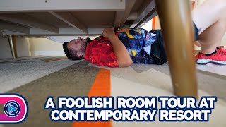 A Foolish Theme Park View Room Tour at Disneys Contemporary Resort [upl. by Annovahs]