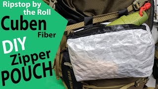 Cuben Fiber Backpacking DIY Zipper Pouch Kit MYOG Ripstop by the Roll [upl. by Direj]