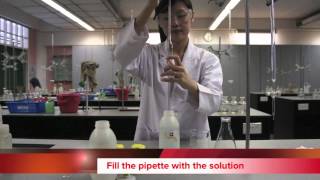 Titration Step 3  Using the pipette [upl. by Beedon554]