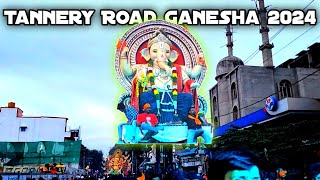 Tannery Road DJ Halli KG Halli Ulsoor Nagawara Ganesha Procession 2024  TempleCrew ganesha [upl. by Anaer617]