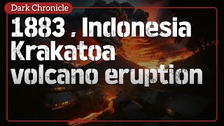 1883  Indonesia Krakatoa volcano eruption [upl. by Robillard]