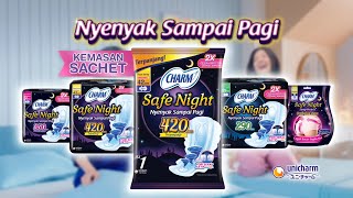 BARU Kemasan Sachet Charm Safe Night 42cm 15s [upl. by Annazor43]