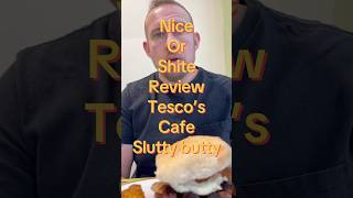 Tesco’s cafe food review breakfast sandwich food reviewtescocafe tesco cafe breakfastsandwich [upl. by Drus579]