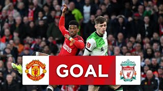 Amad Diallo LATE Winner  Manchester United 43 Liverpool  Quarterfinal  Emirates FA Cup 202324 [upl. by Marjorie245]