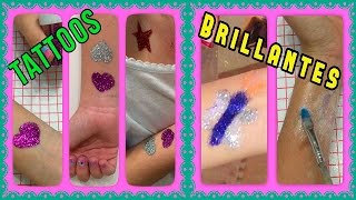 HAZ TATUAJES BRILLANTES TEMPORALES TATUAJES PARA NIÑAS [upl. by Steven313]