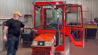 Custom Fabricated Tractor Cab  Kubota B1750 [upl. by Nor]