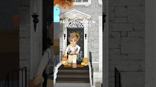 Fall decal codes 🪵🍂 bloxburg decalcodes fyp bloxburgdecals trending fall autumn viralvideo [upl. by Suedama1]