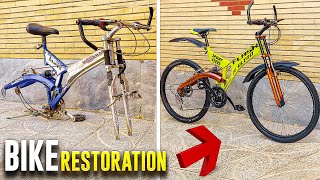 Amazing Bicycle RESTORATION  Restoring a Bike to its Former Glory  From Trash to Treasure [upl. by Jit]