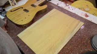 Luthier Wood Review Satinwood for guitar tops bright tonewood  bigdguitars [upl. by Eirol348]