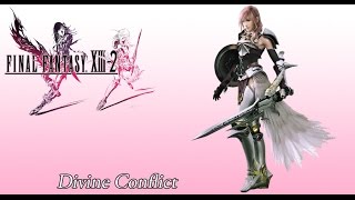 FFXIII2 OST Academia 500 AF  Chaos Bahamut Battle  Divine Conflict [upl. by Ellekim]