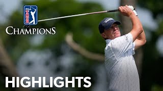 Steve Stricker shoots 8under 64  Round 2  American Family Insurance [upl. by Etaner]