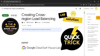 Creating Crossregion Load Balancing  Qwiklabs  GSP157 [upl. by Naivaj441]