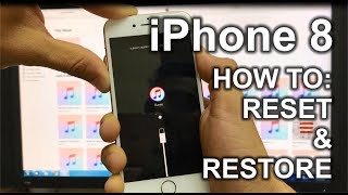 How To Reset amp Restore your Apple iPhone 8  Factory Reset [upl. by Brandi]