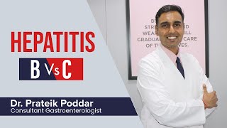 What is the difference between hepatitis b amp c By Dr Prateik Poddar [upl. by Neret81]