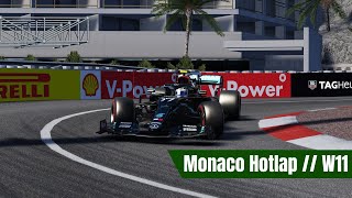 Monaco Hotlap  Mercedes W11 [upl. by Amiel]