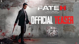 Fateh  Official Teaser l Sonu Sood  Jacqueline Fernandez  In Cinemas 10th January [upl. by Muhcan]