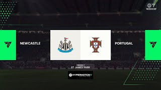 EA Sports FC 25  Online Season Match Gameplay 14 Newcastle United Vs Portugal Club Vs Country [upl. by Sillig]