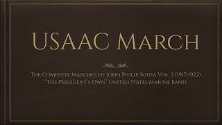 USAAC March  The Complete Marches of John Philip Sousa Vol 5 19171922 [upl. by Nnylarac]