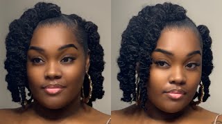 HOW TO  JUICY JUMBO SHORT PASSION TWISTS ON 3 inch Natural Hair ft YWigs [upl. by Philbert388]