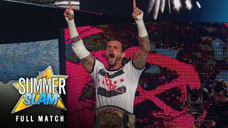 FULL MATCH — John Cena vs CM Punk  Undisputed WWE Title Match SummerSlam 2011 [upl. by Harlie]