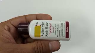 Cipladine Powder  Povidone iodine 5 powder  Cipladine Powder Uses Side effects Fayde Review Hindi [upl. by Inwat]