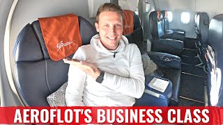 Review AEROFLOT A320 BUSINESS CABIN  ONE OF THE BEST IN EUROPE [upl. by Llezo]