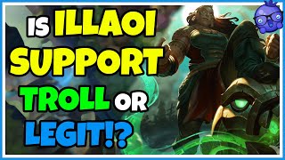 Illaoi Support can casually solo enemy top [upl. by Drofkcor]