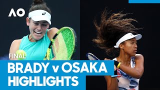 Jennifer Brady vs Naomi Osaka Championship Match Highlights F  Australian Open 2021 [upl. by Atikihc]