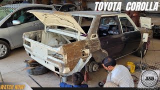 Project Corolla 82 Body progress [upl. by Ariaek]