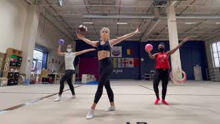 Rhythmic Gymnastics for adults Ball Routine [upl. by Lavena]