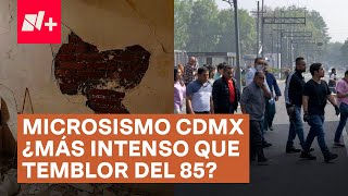 Microsismo en CDMX fue más intenso que el terremoto de 1985  N [upl. by Thilde]