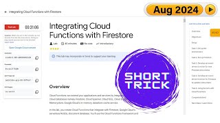 2024 Integrating Cloud Functions with Firestore  qwiklabs  coursera [upl. by Refinaj]