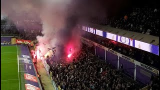 Pyroshow Mauves Army 2003  Anderlecht 12 Brugge [upl. by Ocramed958]