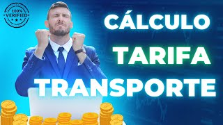 CALCULO DE LA TARIFA DE TRANSPORTE Fácil [upl. by Nathanael662]