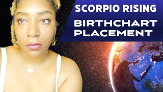 Scorpio Rising The Real QueenKing of the Zodiac Birth Chart Placement [upl. by Vaios]