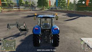 How to put a front loader on a tractor Farming Simulator 19 [upl. by Yralih]