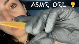 ASMR Médecin ORL  nettoyage des oreilles et test auditif [upl. by Poree538]