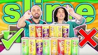 No elijas las Pringles INCORRECTAS  Slime Challenge [upl. by Breed]