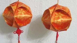 CNY TUTORIAL NO 8  Lunar New Year 農曆新年 Hongbao Lantern [upl. by Ravel172]