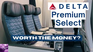 Delta Premium Select Luxury Flight Experience from Amsterdam to Seattle [upl. by Rabah]