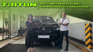 TRITON GLX 2WD AT 2024  Emotional Si Client Sa Kanyang Unit Na Narelease mitsubishi triton2024 [upl. by Poree]