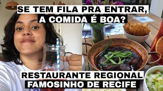 Fui num dos melhores e mais famosos restaurantes de comida regional de Recife o Reteteu [upl. by Ehgit]