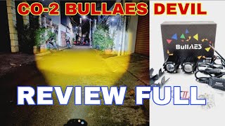 review full lampu tembak bullaes laser co2 devil demon multiple connecting co2 co 2 30 watt [upl. by Leisam497]