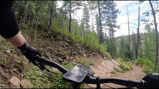 Millsite Trail  chill blue flow down Maryland Mountain  Black Hawk  Colorado [upl. by Yotal928]