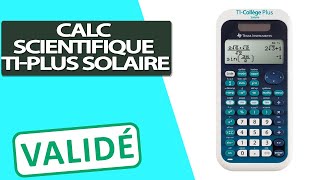 Avis Calculatrice Scientifique TiCollège Plus Solaire [upl. by Zizaludba]