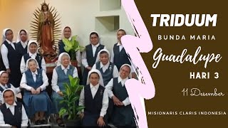 Triduum Bunda Maria Guadalupe dan Misa Kudus Hari Ketiga 11 Desember 2020 pukul 1800 WIB [upl. by Shantee69]