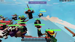 Using Whisper in Roblox Bedwars 30v30 [upl. by Adams]