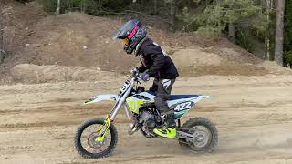 Motocross racing day with my Husqvarna TC 65 2021 [upl. by Hammad]