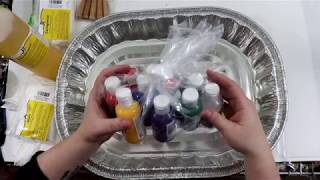 208 Marbling Tutorial Part 1 Ebru Marbling Silk Handkerchiefs [upl. by Adaran948]